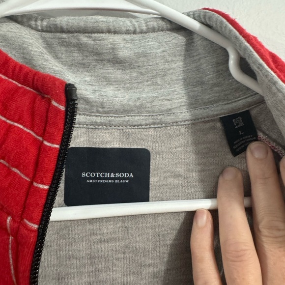 Scotch & Soda Quilted Sweatshirt Mens Size L - Picture 4 of 4